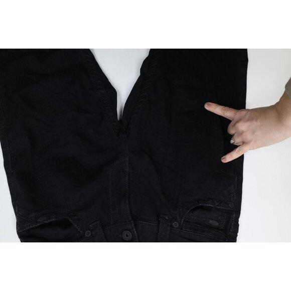 Buckle Black Mens 29x32 Faded Thick Stitch Fit No 9 Straight Leg Denim Jeans - Picture 5 of 12